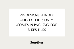 20 Cute Birthday Dog Bandana Quote SVG Bundle Product Image 2