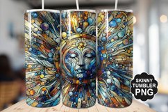 Stained On Stained Glass Tumbler Warp - Tumbler Design Product Image 1