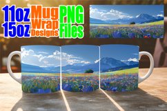 Spring Mug Wrap - 11oz &amp; 15oz Sublimation Scenic Product Image 1