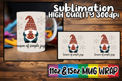 Timeless joy 11oz 15oz sublimation wrap, Holiday Gnome Product Image 1