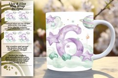 Watercolor Tranquility: Sublimation Designs Mug Wrap Product Image 1