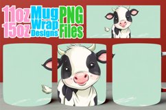 Sweet Cow Mug Wraps for 11oz and 15oz Mugs Product Image 1