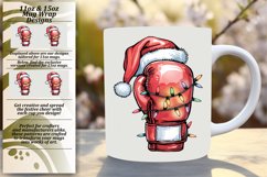 Serene 11oz Mug Wrap Png Design , Holiday Product Image 1