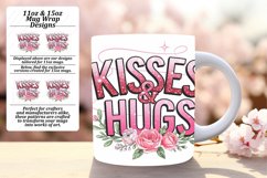 Lovely 15oz Mug Wrap Png Artwork , Valentines Product Image 1