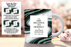 Charming 15oz Mug Wrap Png Template , Religious Product Image 1