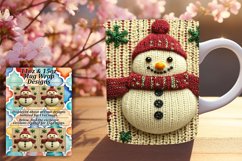 Fun 15oz Mug Wrap Png Artwork , Snowman Product Image 1