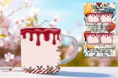 Stylish 11oz Mug Wrap Png Design , Christmas Product Image 1