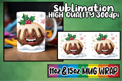 Inspiring mornings 11oz 15oz sublimation wrap, Cute Christma Product Image 1