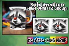 Lively afternoons 11oz 15oz sublimation wrap, Cute Animals Product Image 1
