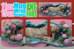 Spring 3D Animals Mug Wrap - Hole in Wall Art Product Image 1