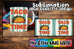 Inviting moments 11oz 15oz mug wrap, Retro Food Product Image 1