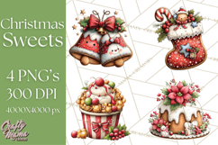 Christmas Treats Cookies Cocoa Clipart PNG Product Image 1