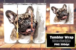 Funny Dog Lover's Playful Delight Sublimation Tumbler Wrap Product Image 1