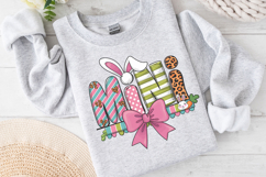 Mini Easter Bunny Clipart, Happy Easter Sublimation PNG Product Image 2