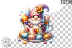 Easter Gnome Sublimation - Clipart PNG Design Product Image 1