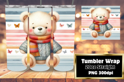 20oz Tumbler Template for Any Occasion , Teddy Bear Product Image 1