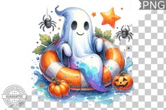 Halloween Ghost Sublimation - High-Quality 300 Dpi Product Image 1