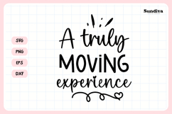 Funny Bathroom Sign Saying SVG | A Truly Moving Experience Product Image 3