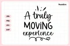Funny Bathroom Sign Saying SVG | A Truly Moving Experience Product Image 3