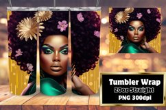 3D Melanin Essence Tumbler Wrap 20oz Product Image 1