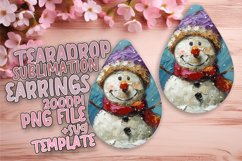 Trendy Teardrop Design for Crafting , Snowman Product Image 1