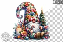 Christmas Gnome Sublimation - Clipart PNG Design Product Image 1