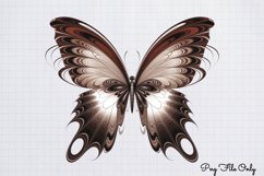 Smoke Butterflies Clipart PNG Product Image 1