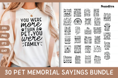 30 Pet Memorial Quote SVG Bundle Product Image 1