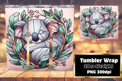 VIBRANT 20oz Tumbler Artwork for DIY , Animals Product Image 1