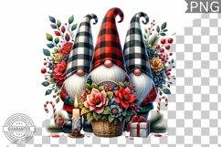 Christmas Gnome Sublimation - Clipart PNG Design Product Image 1