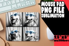 Playful Puppy Picture Sublimation Mouse Pad Template for Cre Product Image 1