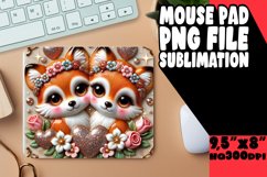 Playful Mouse Pad Sublimation PNG, Cupid Product Image 1