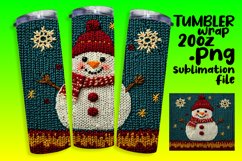 20oz Tumbler Artwork for Every Occasion , Snowman Product Image 1