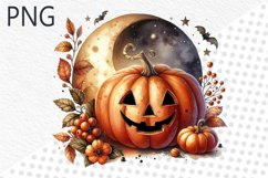 Halloween Pumpkins Sublimation - Clipart PNG Design Product Image 1