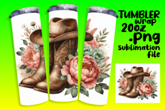 BEAUTIFUL 20oz Tumbler Artwork , Western Product Image 1
