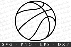Basketball SVG | SVG Cut files | Cricut Product Image 1