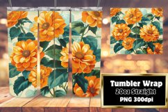 Tropical Petal Power Sublimation Tumbler Wraps - 20oz Product Image 1