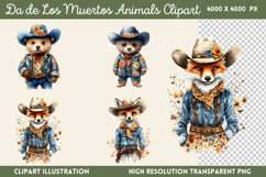 Da de Los Muertos Animals PNG Product Image 1