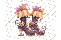 Kawaii Halloween Clipart Cute Kids and Candy Elements Png Product Image 3