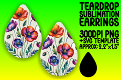 Charming Teardrop Design for DIY , Flowers Product Image 1