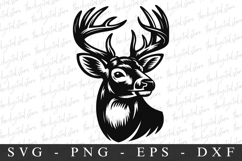 Christmas Deer Svg | Christmas svg | Svg cut file Product Image 1
