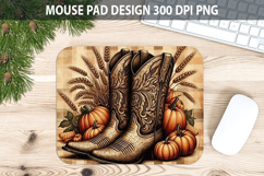 Boots Mouse pad Sublimation - Thanksgiving PNG Design Product Image 1