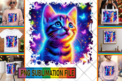 Sweet PNG Designs for TSHIRTS, Cat Product Image 1