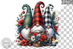Christmas Gnome Sublimation - Clipart PNG Design Product Image 1