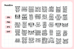 40 Heartfelt Memorial Quotes SVG Bundle Product Image 3