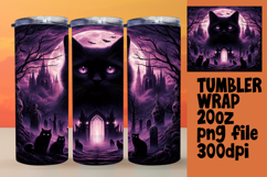 GRACEFUL 20oz Tumbler Wrap for DIY , Horror Halloween Product Image 1