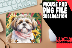 BLISSFUL MOUSE PAD INSPIRATIONAL DESIGN, Cute Dog Product Image 1