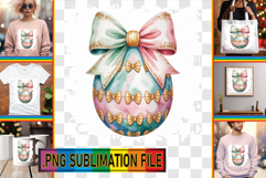 Joyful Sublimation Art PNG, Easter Egg Product Image 1
