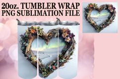 Scenic Splendor: Heart Frame Sublimation Product Image 1