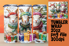 VIVID 20oz Tumbler PNG Template , Cute Xmas Product Image 1